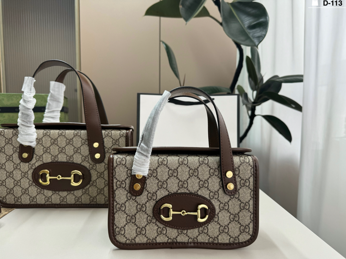 GEM244 New arrive fashion brown color bag for woman beautiful gift 2 size