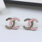 CLEM47 New arrive fashion pink color earring  for woman jewelry beautiful jewelry no with box