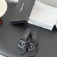 CEM312 New trendy slippers featuring a simple double-ring design are elegant and versatile perfect for summer and available in multiple colors