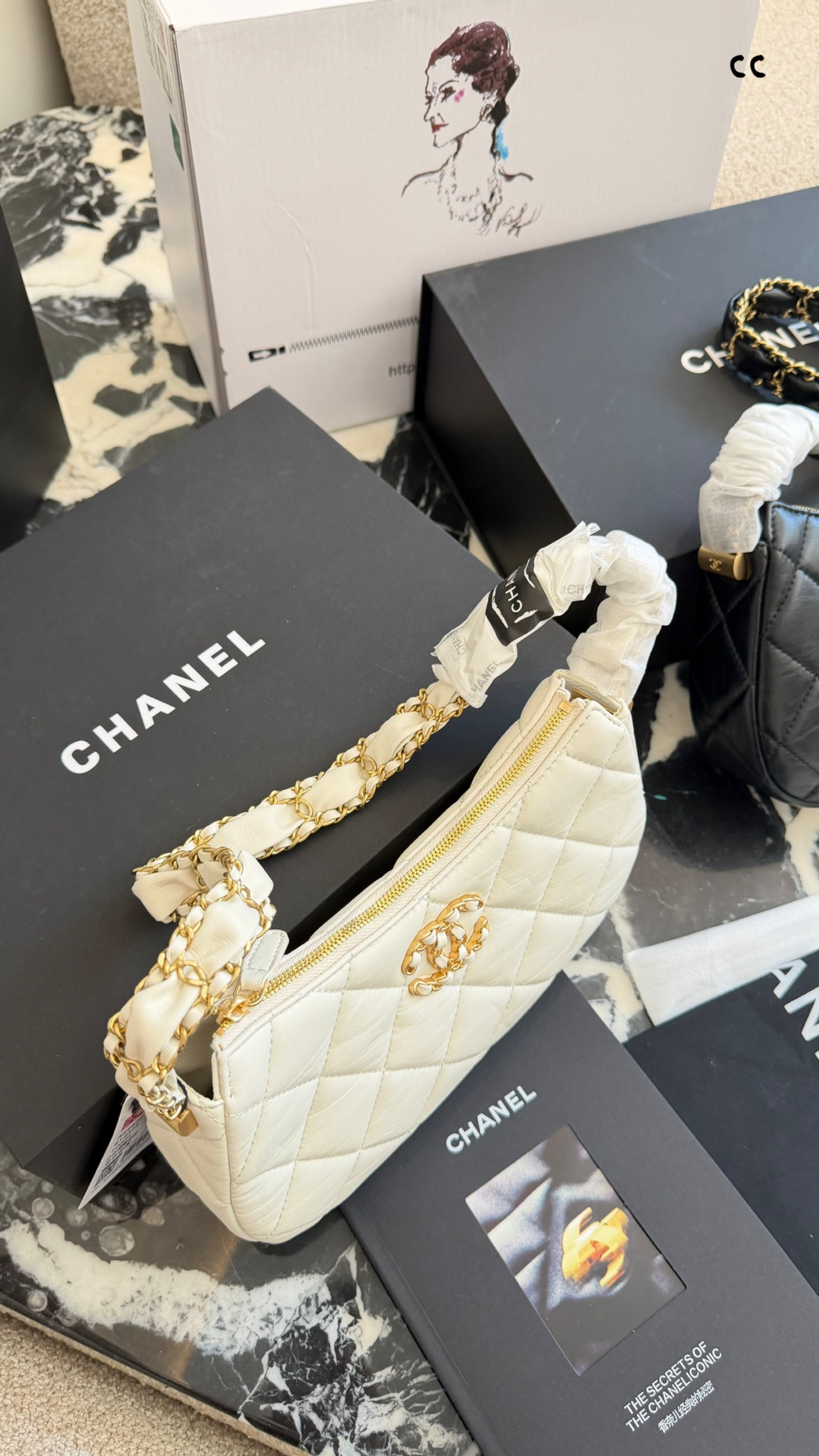 CEM370 New arrive fashion black white color bag for woman beautiful gift to choose