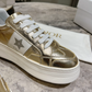 DEM322 New arrive classic fashion gold silver white khaki color shose for woman lover shose color  beautiful gift to choose