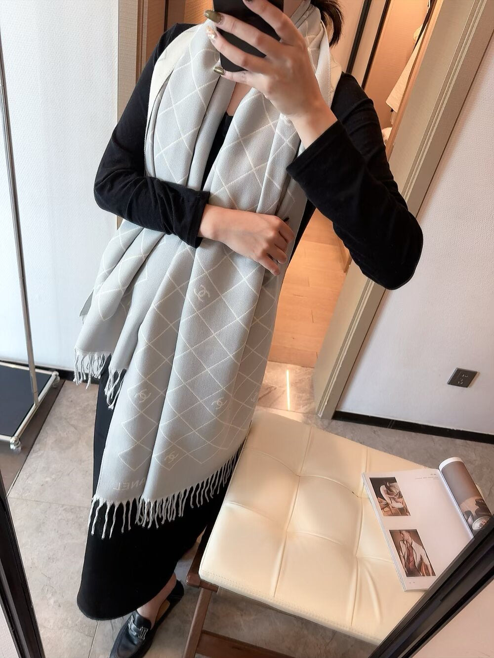 CEM191 New arrive fashionThe scarf for woman man beautiful gift size 195✖️65CM