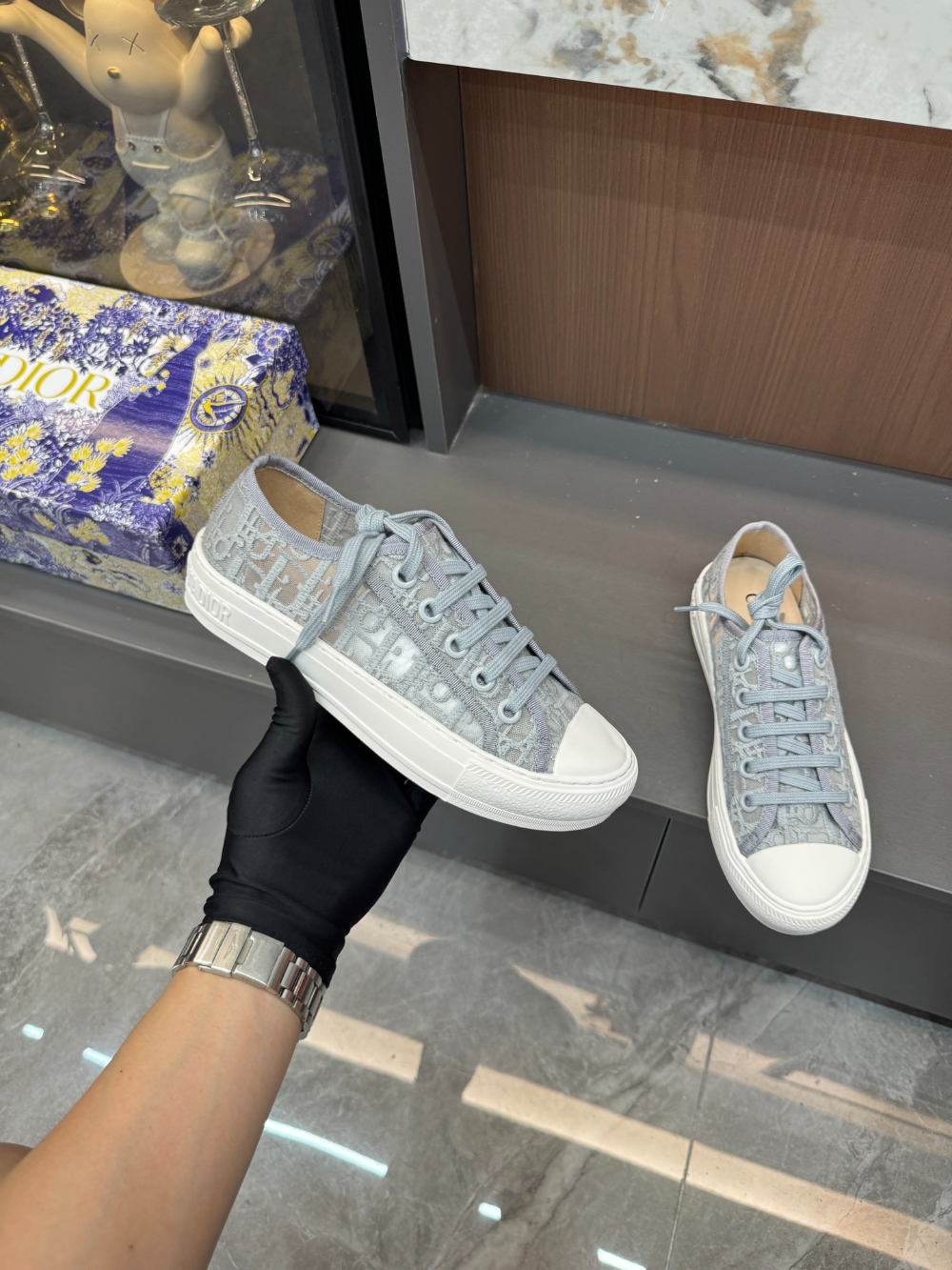 DEM318 New arrive classic fashion black grey color  shose for woman lover shose color  beautiful gift to choose Thickness 4.5 CM