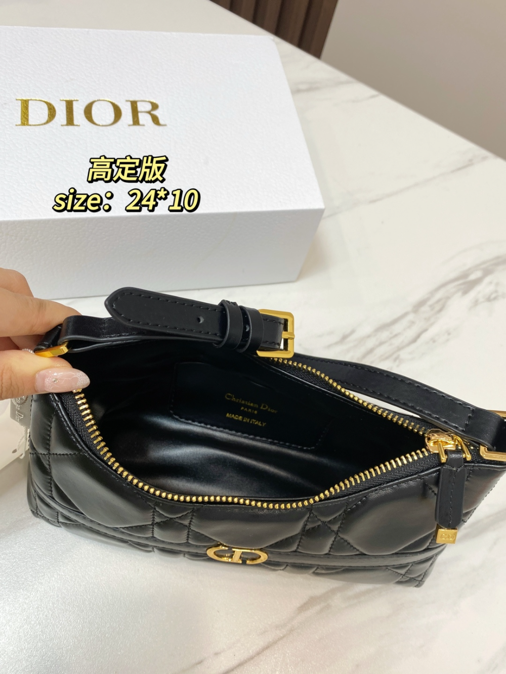 DEM359 New arrive fashion black white ceramel pink color bag for woman beautiful gift to choose size 24×10cm