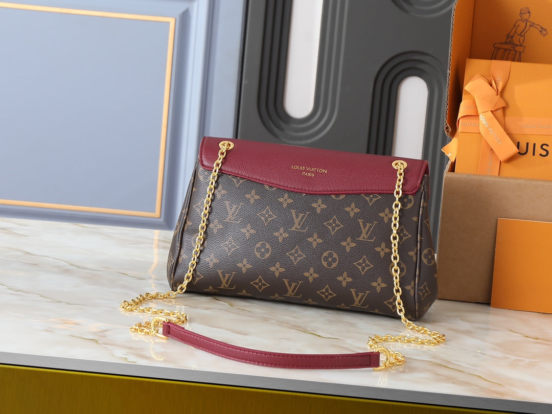 LEM336 Hot sale fashion black bag for woman hand bag beautiful gift  big size 30cm
