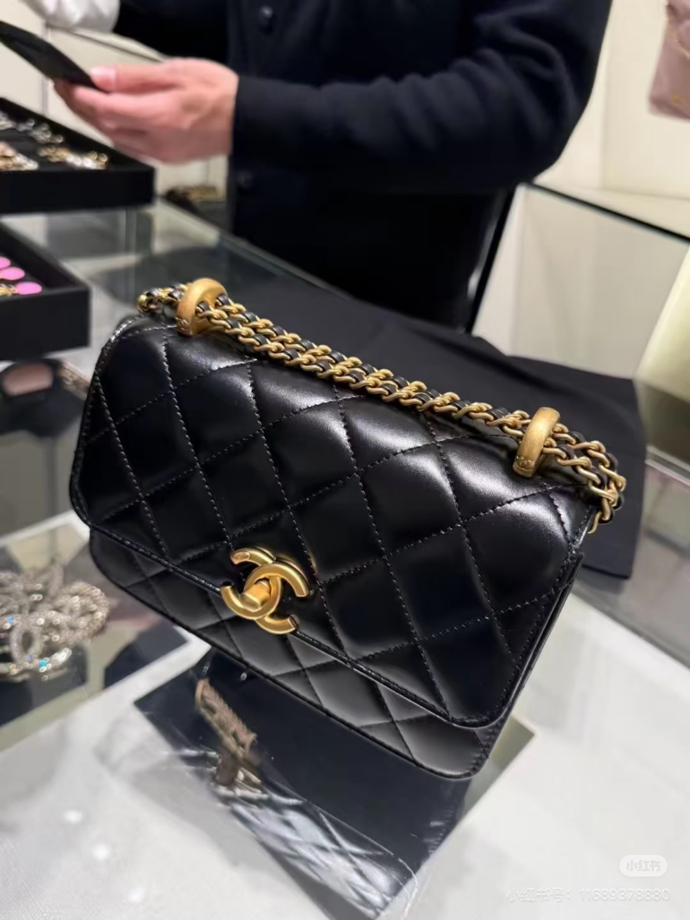CEM385 New arrive fashion black white color bag for woman beautiful gift to choose 2 size