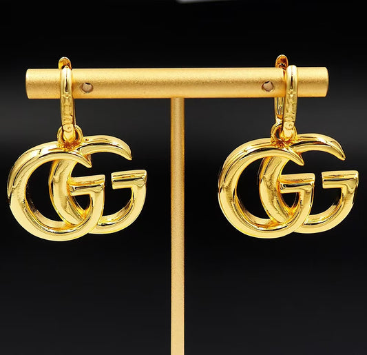 GEM150 New Arrive  Silver and Gold Color Earring Fashion Design Earring Charm for Women Jewelry 4cm Long
