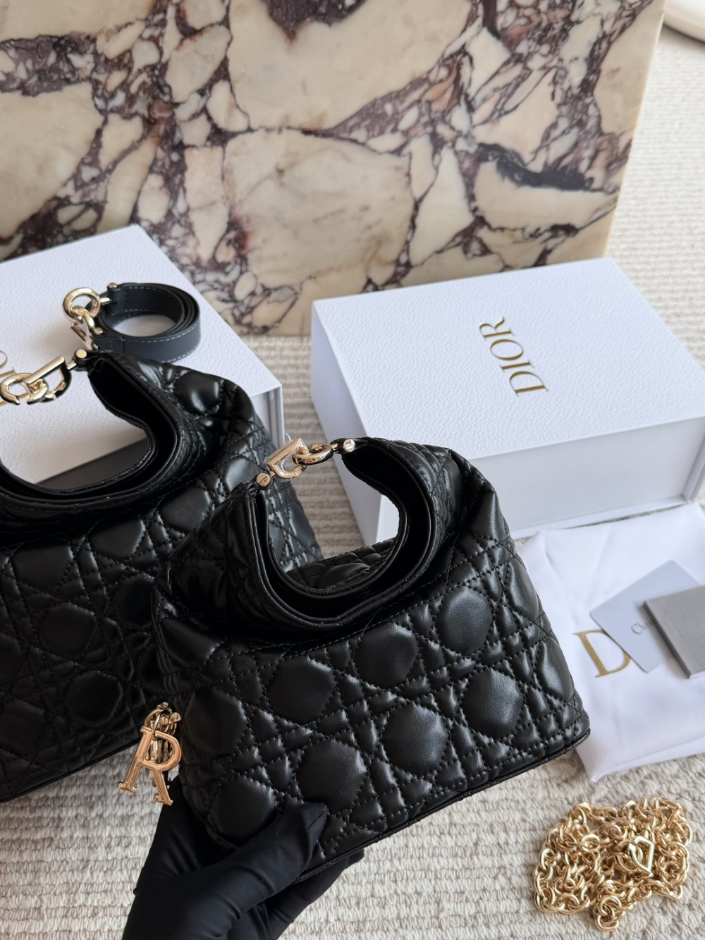 DEM327 New arrive fashion black white blue pink color bag for woman beautiful gift to choose gift size to choose 2 size