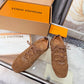 LEM381 Designer Shoes trainer women Sneakers shoes for women pink brown green color high quality size 35 to 41