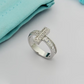 TEM48  Fashion Stainless Steel Rose Gold Stone Design beautiful Earring Charm For Women Jewelry