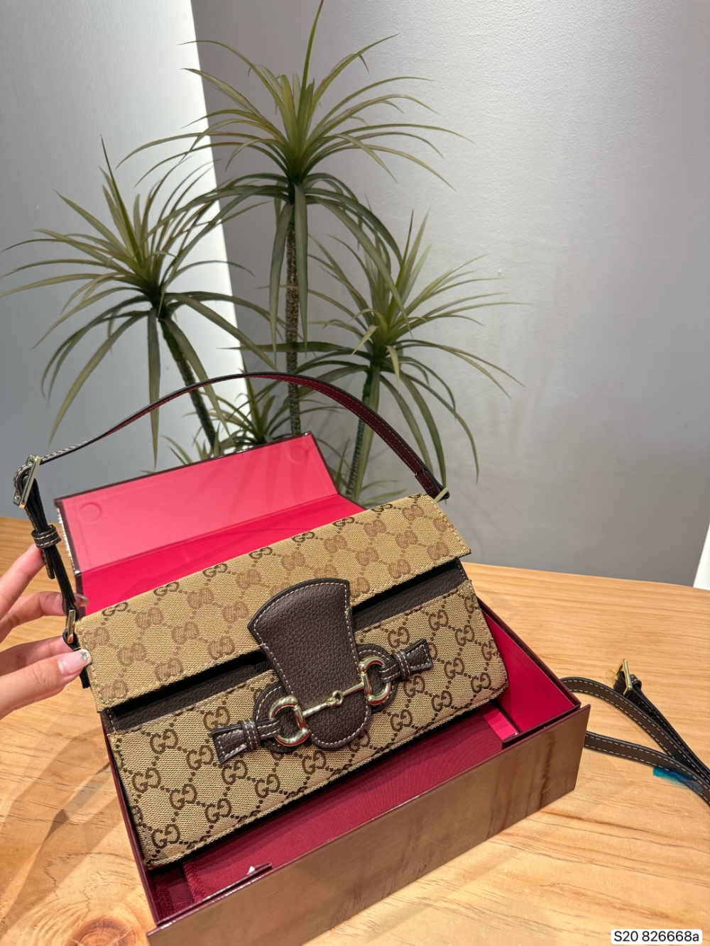 GEM262 New arrive fashion khaki bag for woman hands bag beautiful gift to choose gift  26*16cm