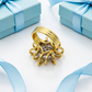 TEM52 Fashionable gold gemstone design exquisite ring women's jewelry the best choice for gift giving 6# 7# 8# 9#