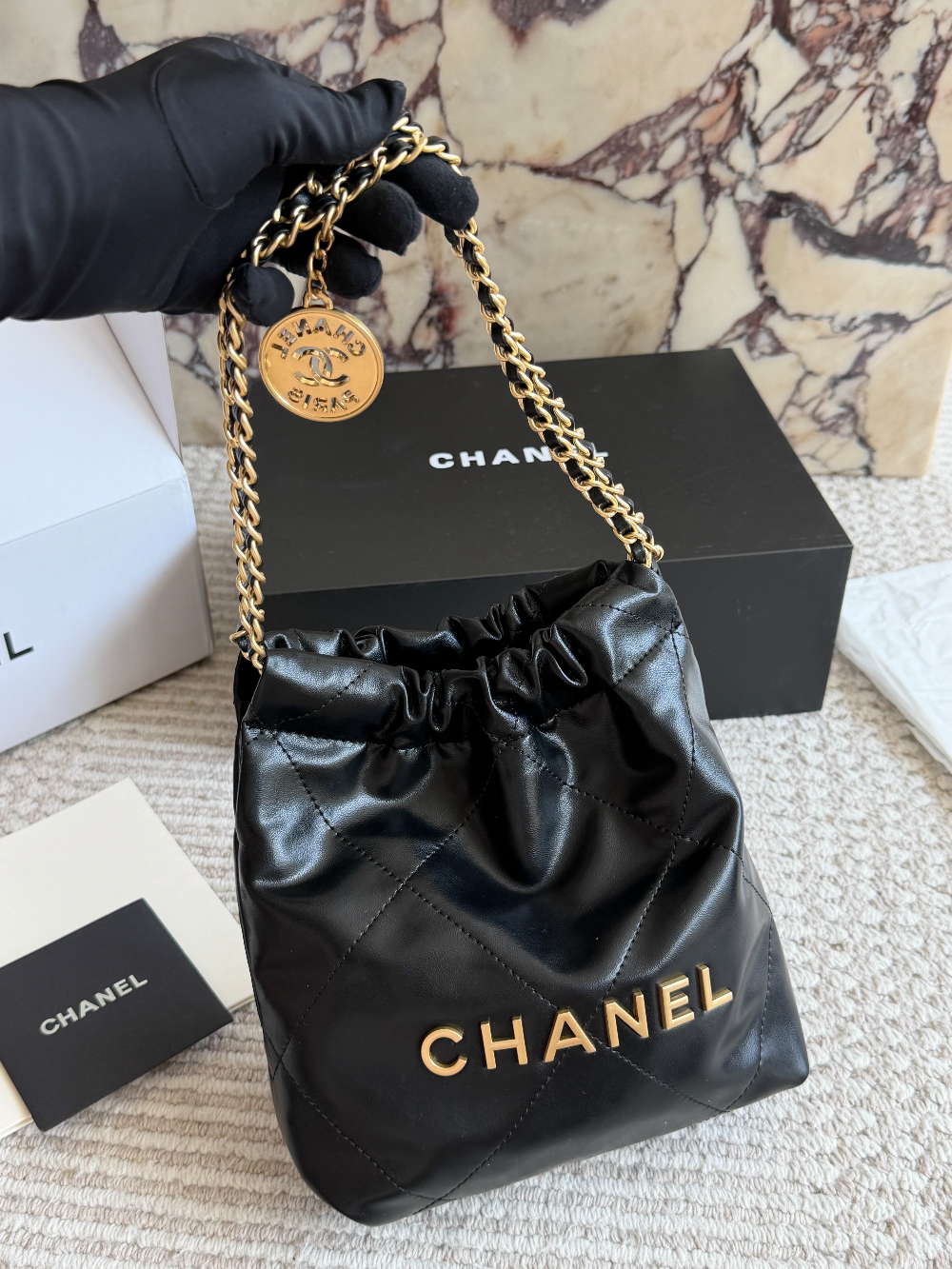 CEM335 New arrive fashion black color bag for woman beautiful gift to choose gift size to choose 20*20cm