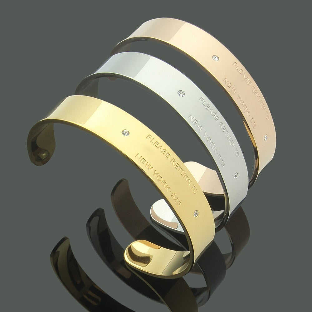 TEM34 New Arrive Fashion  Hot Sale  Open Size Love Braclet for Woman Jewelry To Choose Gift