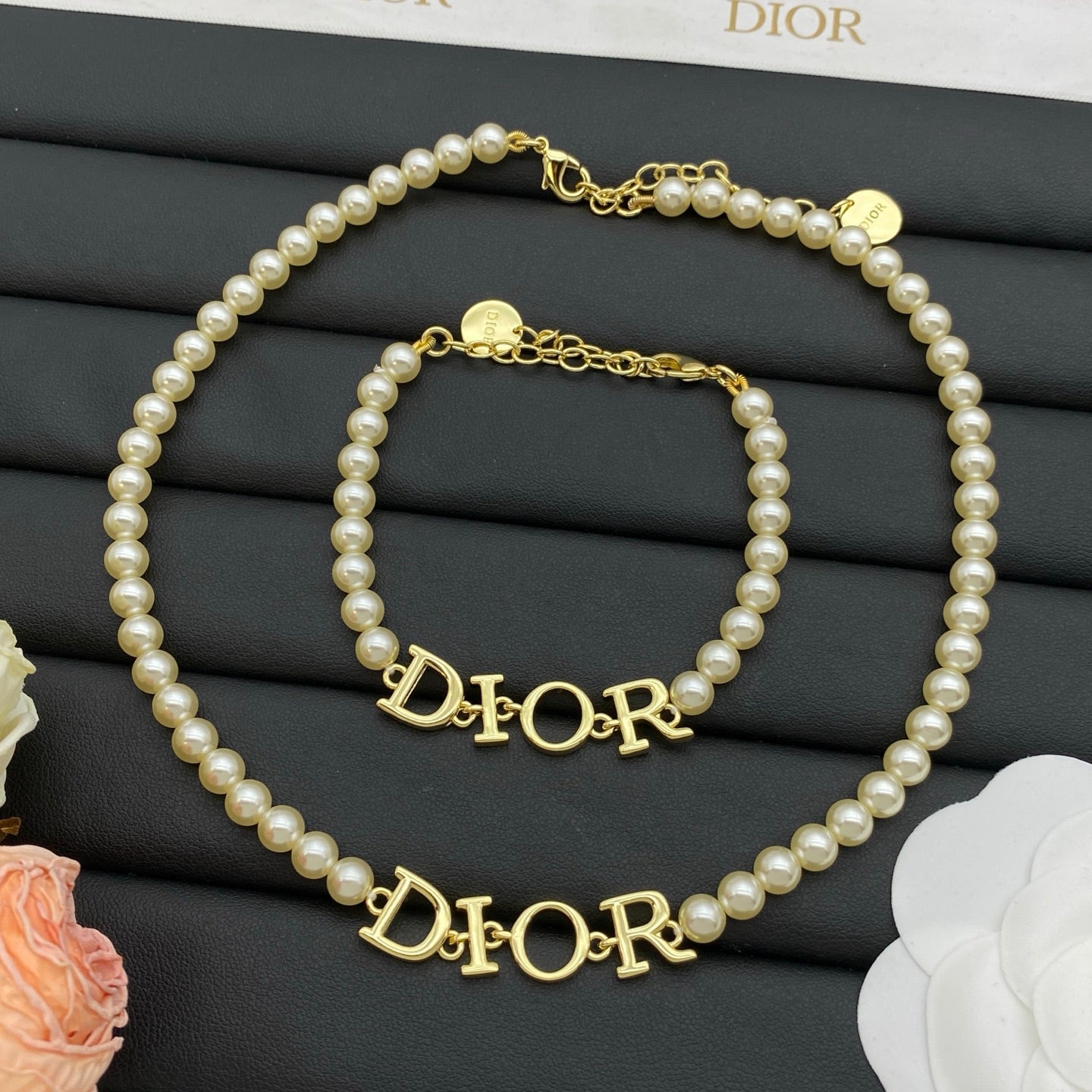 DEM256  New Arrive Fashion  with Diamond Pearl Bracelet Bangle  Necklce for Woman Jewelry To Choose