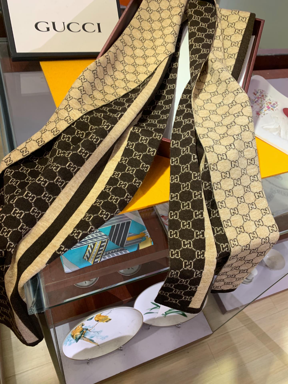 GEM245 new arrive  Hot sale grey khaki dark gray color fashion beautiful  scarf  for woman gift  to choose 30*180cm