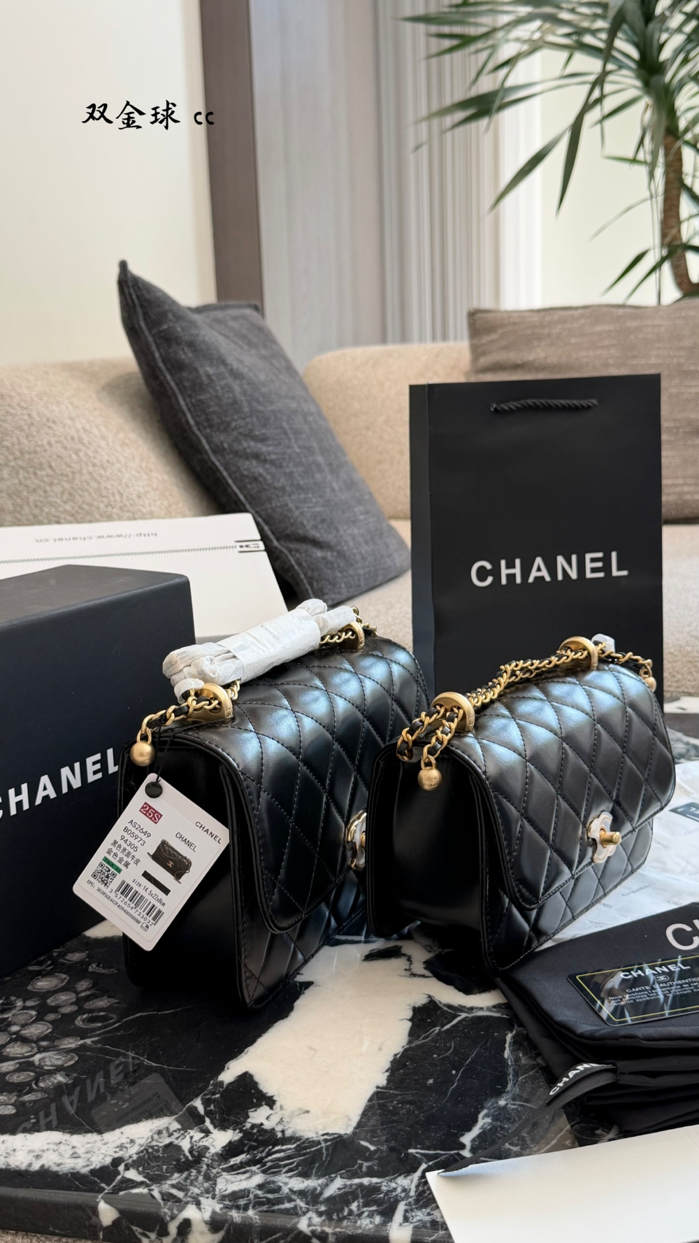 CEM385 New arrive fashion black white color bag for woman beautiful gift to choose 2 size