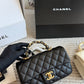 CEM248 designer shoulder bags classic flap patterned chain shoulder crossbody black white bag 20*12cm