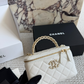 CEM308 New arrive fashion black white gold silver pink red wine bag for woman hands bag beautiful gift to choose gift 19cm
