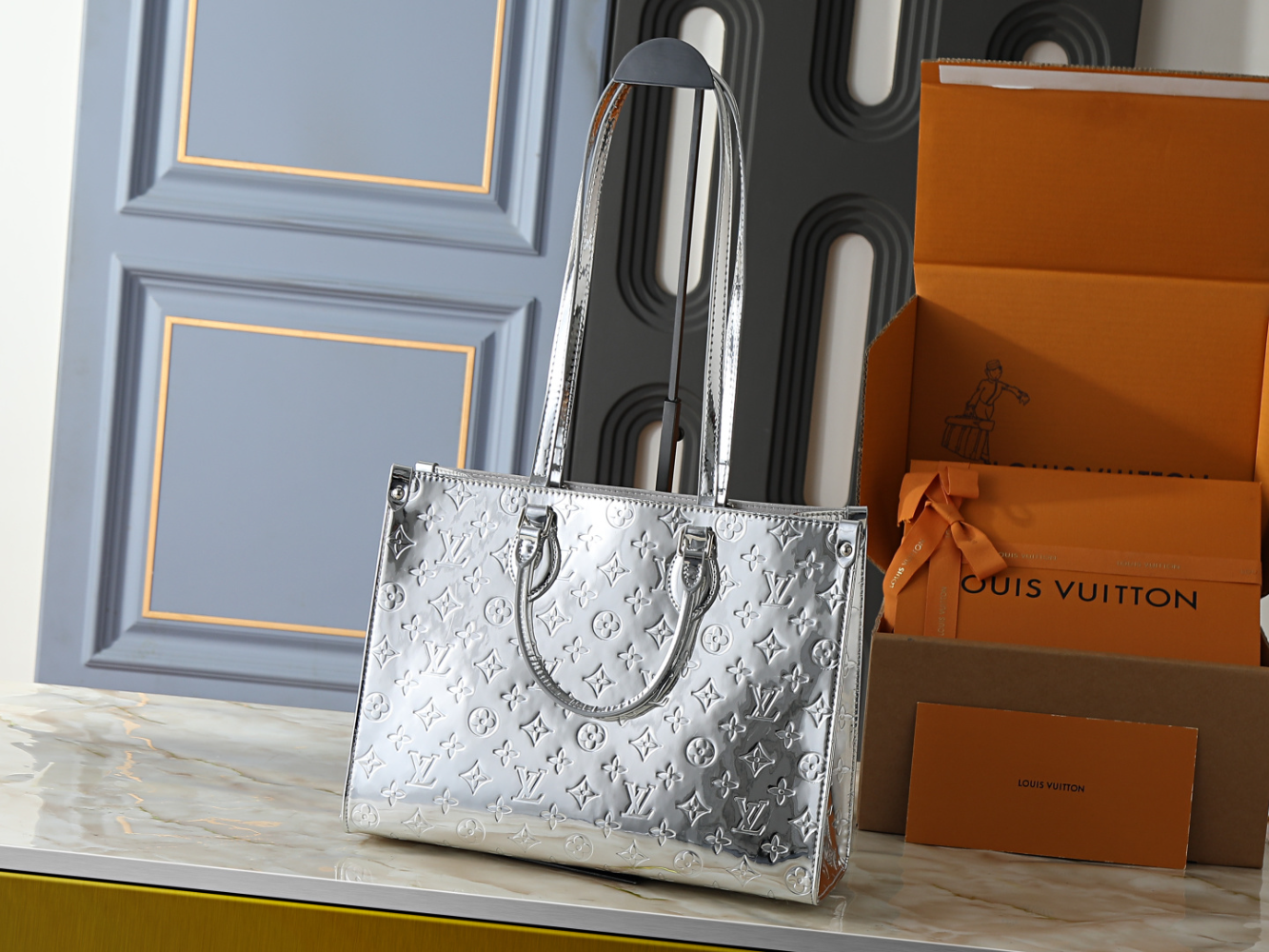 LEM418 New designer Shoulder totes Bags for womans ladies flap lady fashion casual handbag silver color tote bag 2 size