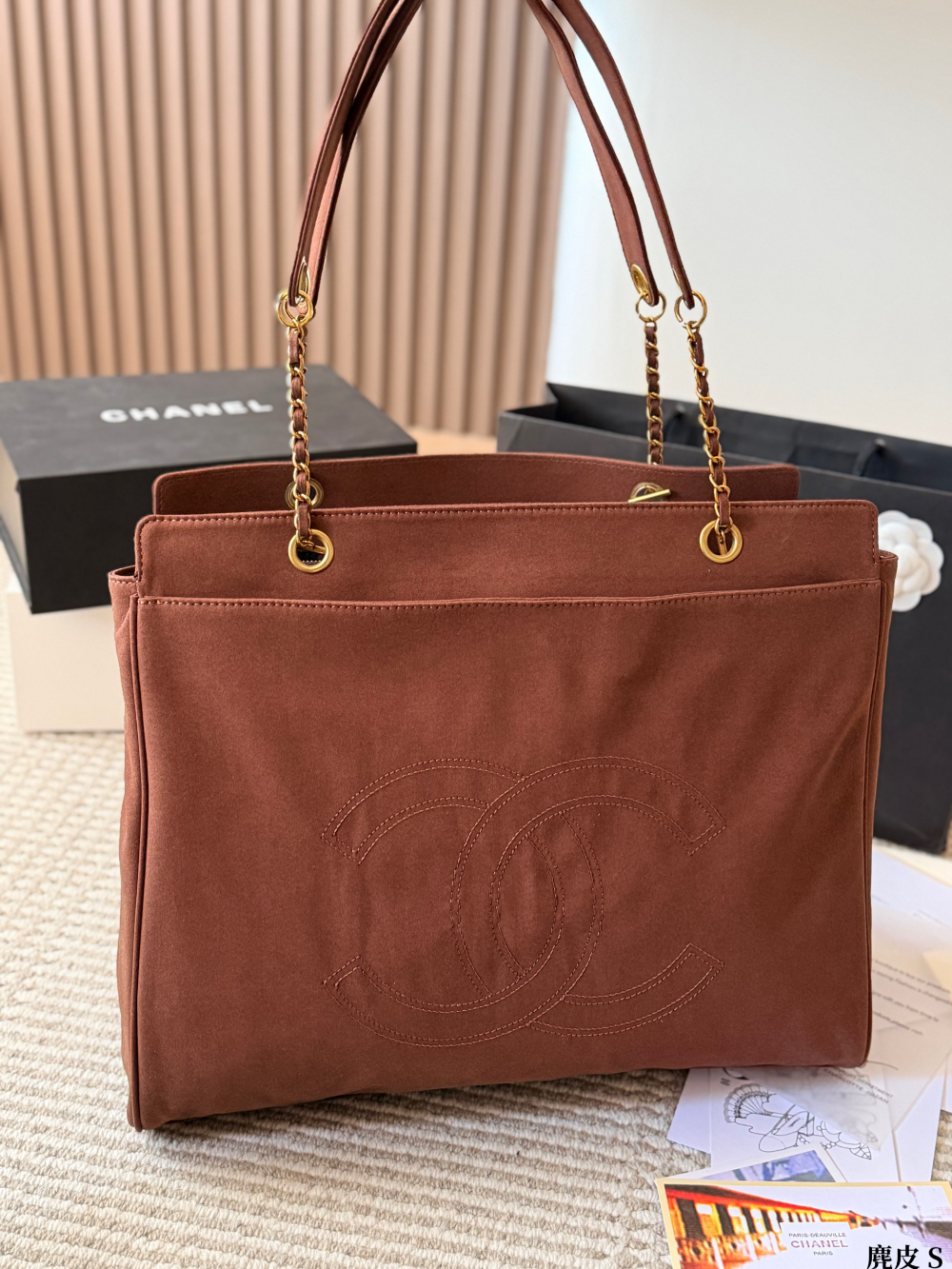 CEM384 New arrive fashion caramel color bag for woman beautiful gift to choose size 40 *30cm