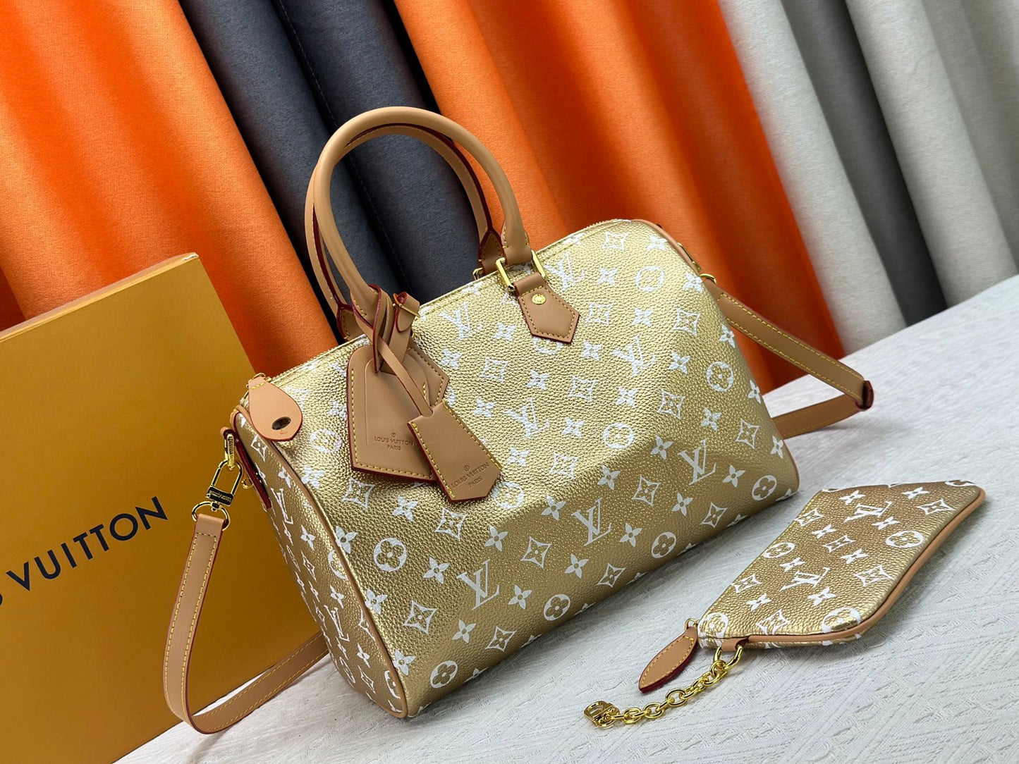 LEM291 designer bag free shipping Light luxury genuine leather High quality casual Boston bag versatile classic vintage handbag for woman 25cm