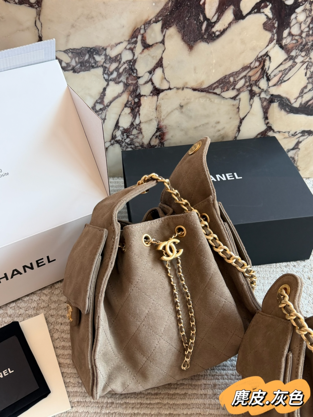 CEM328 New arrive fashion khaki color bag for woman beautiful gift to choose gift size to choose 2 size