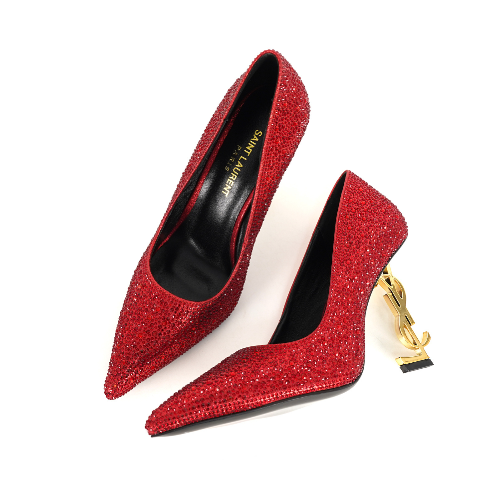 YLEM6 classic fashion High-heeled black silver gold red shoes for woman lover shose color beautiful gift to choose 8.5cm