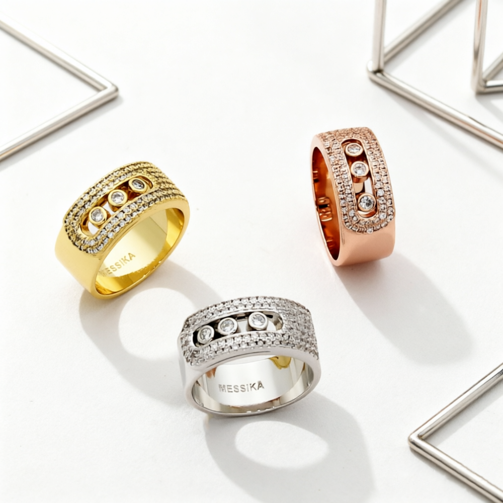 MEM22 New Classic Ring Brand Designer Titanium Steel Ring Gold Ring Women Mens Ring Love Promise Jewelry #6 #7 #8 #9