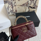 CEM308 New arrive fashion black white gold silver pink red wine bag for woman hands bag beautiful gift to choose gift 19cm