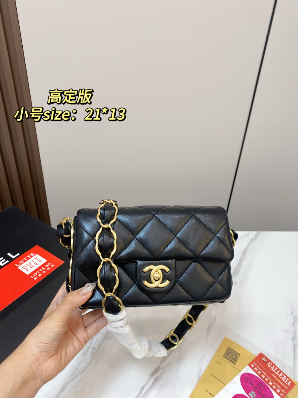 CEM391 New arrive fashion black white red color bag for woman beautiful gift to choose 2 size