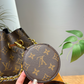 LEM538 New arrive fashion brown color bag for woman beautiful gift to choose gift size to choose 18*21cm