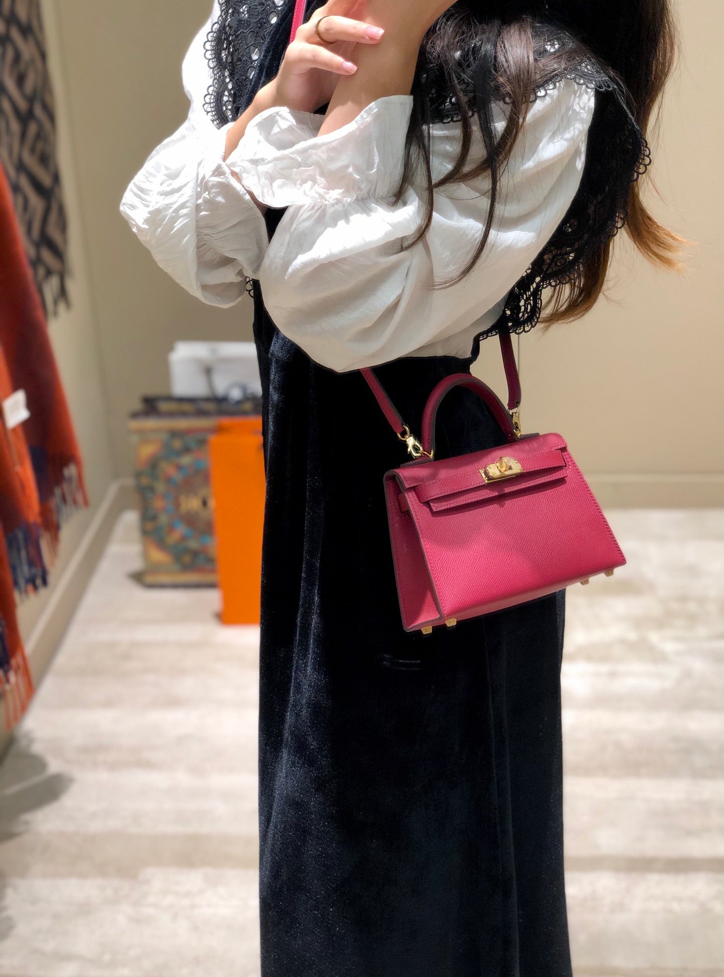 HEM90 TOP Original Top-grade original single-layer leather New Genuine Leather Women's Crossbody Stewardess