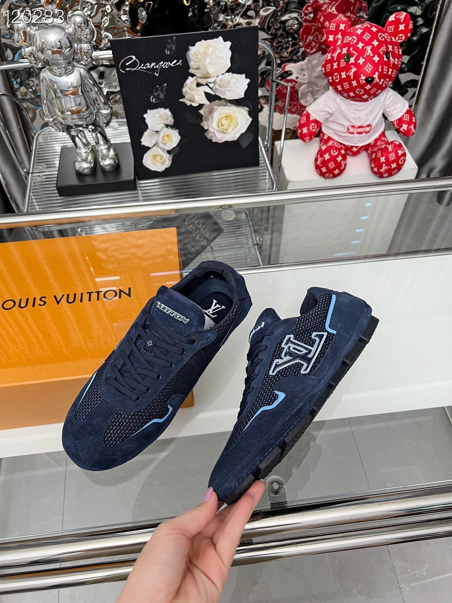 LEM268 Men Women Running Shoes Flat Sneakers White Black Panda Low Shoe Photon Dust University Blue Triple Designer Mens Trainers