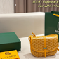 GOEM05 New trendy classic full-print crossbody bag with vintage saddle design - an elegant commuter bag that is versatile and suitable for all occasions for women 22*7.5*16cm