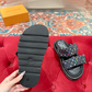 LEM454 Designer women Slippers sandals shoes for women mix color shoes high quality size 4.5cm