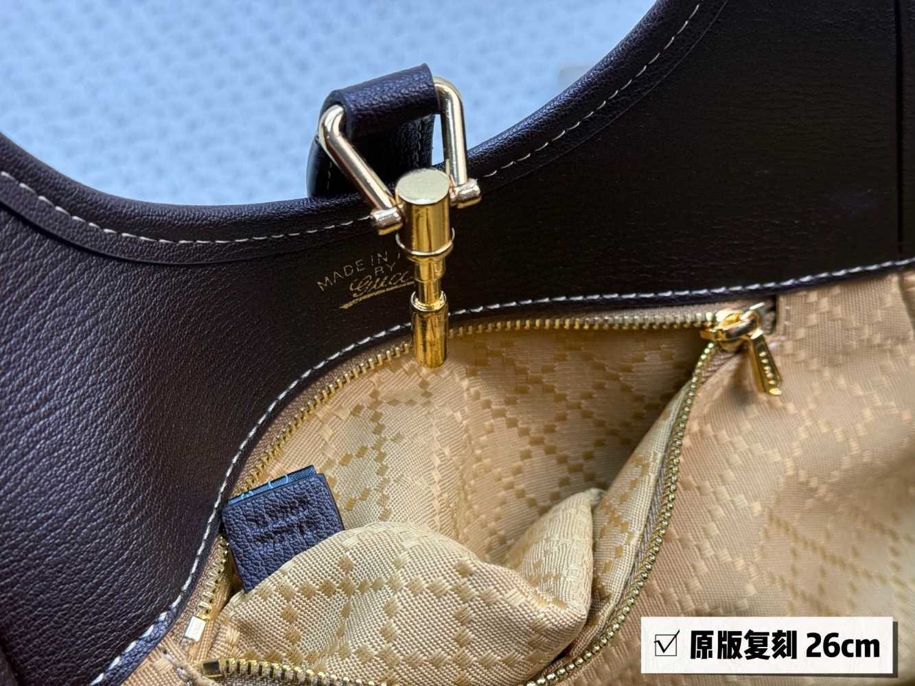 GEM182 New arrive fashion brown color  bag for woman beautiful gift to choose gift size to choose 2 size
