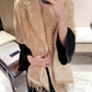 CEM484 new arrive  Hot sale khaki black color fashion beautiful  scarf  for woman gift  to choose