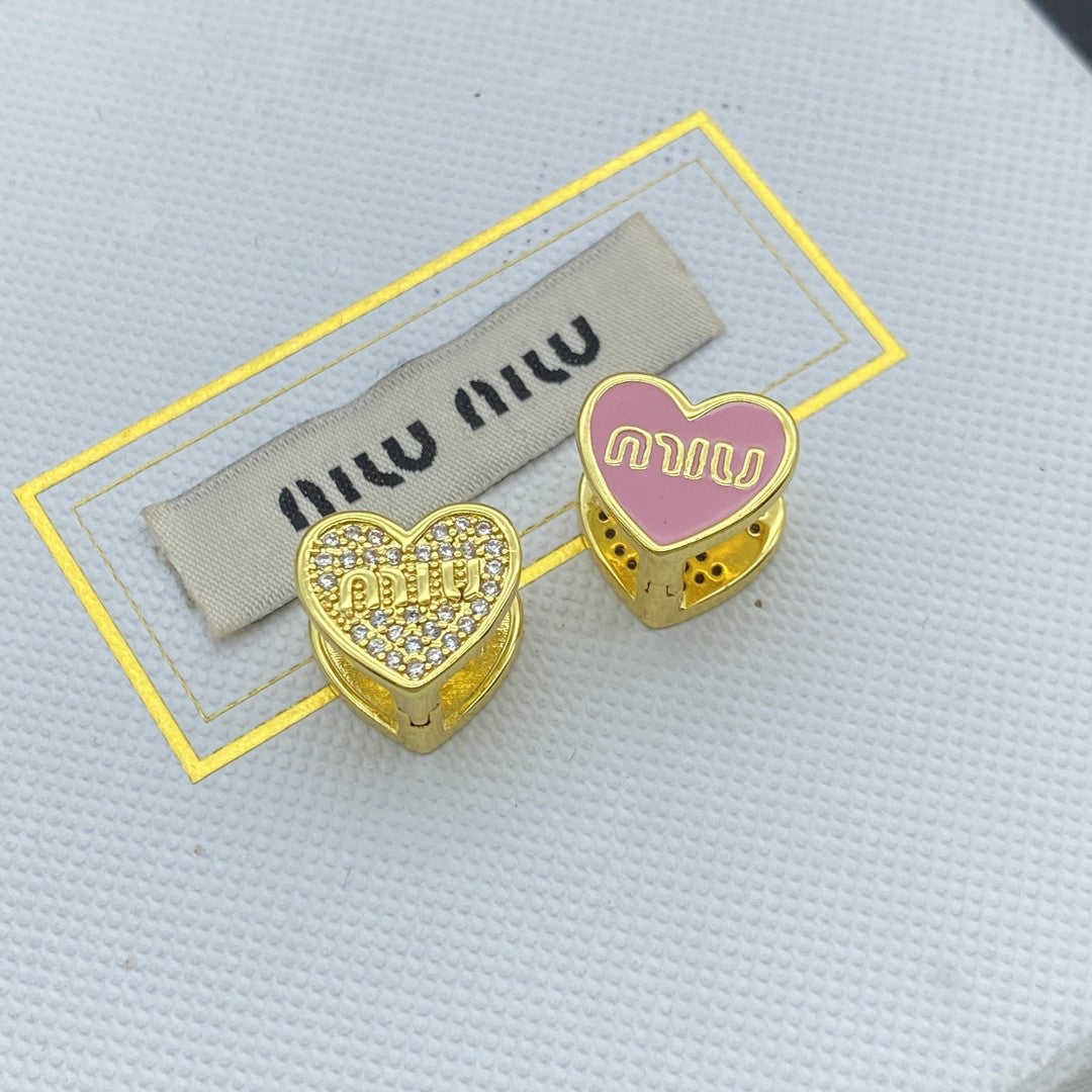 CEM211 New Arrive Fashion  Hot Sale  with Diamond Heart Earring  for Woman Jewelry To Choose