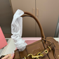 MIU07 New arrive fashion black brown coffee beige bag for woman hands bag beautiful gift to choose gift 30*21cm