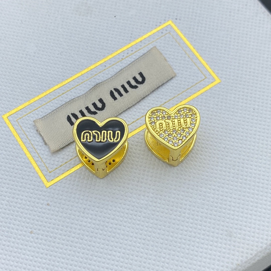 CEM211 New Arrive Fashion  Hot Sale  with Diamond Heart Earring  for Woman Jewelry To Choose