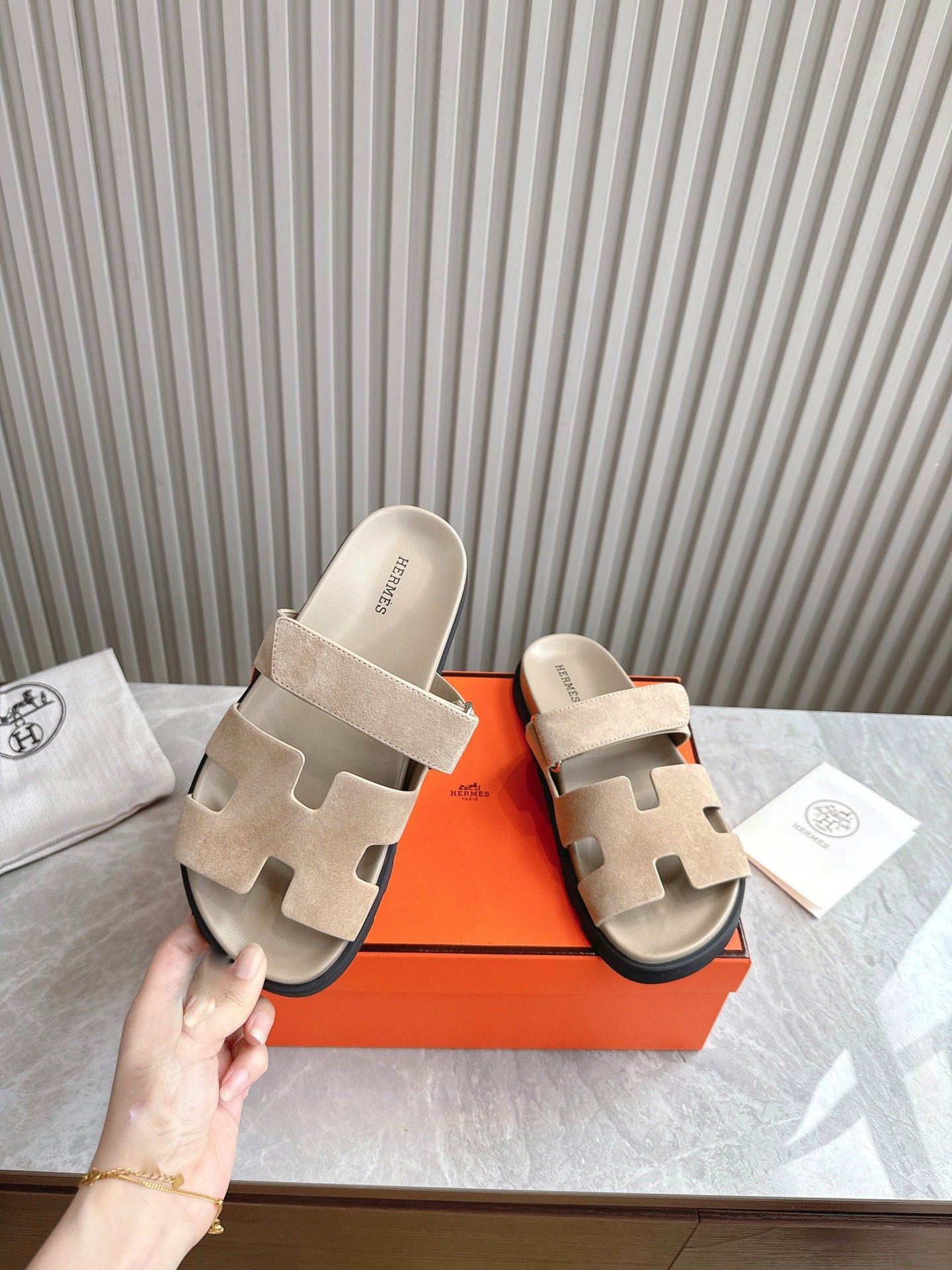 HEM102 Designer women Slippers sandals shoes for women mix color shoes high quality size 35 to 42