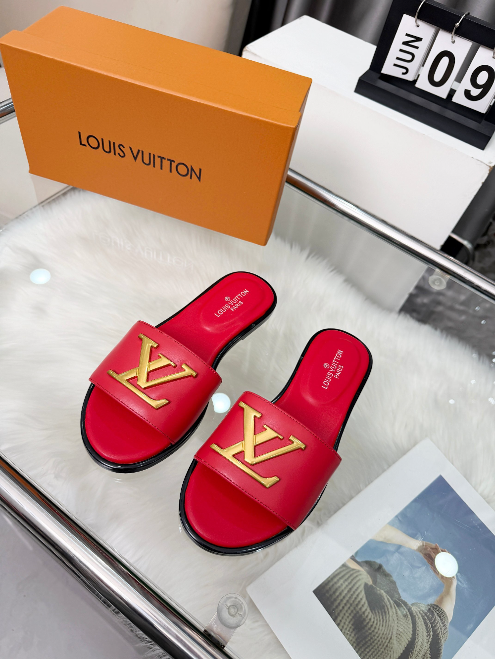 LEM534 New arrive fashion black red pink blue light pink brown shose for woman beautiful Slippers gift to choose