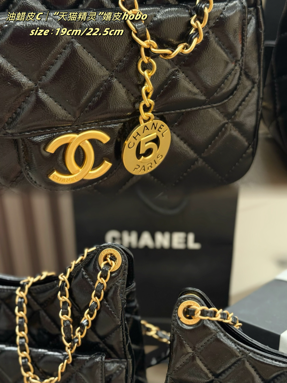 CEM267 New arrive fashion black white bag for woman hands bag beautiful gift to choose gift 22.5x8x20.5cm/19x7x17.5cm