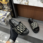 DEM316 New fashionable black and white women's shoes men's shoes available in various colors beautiful slippers excellent gift item