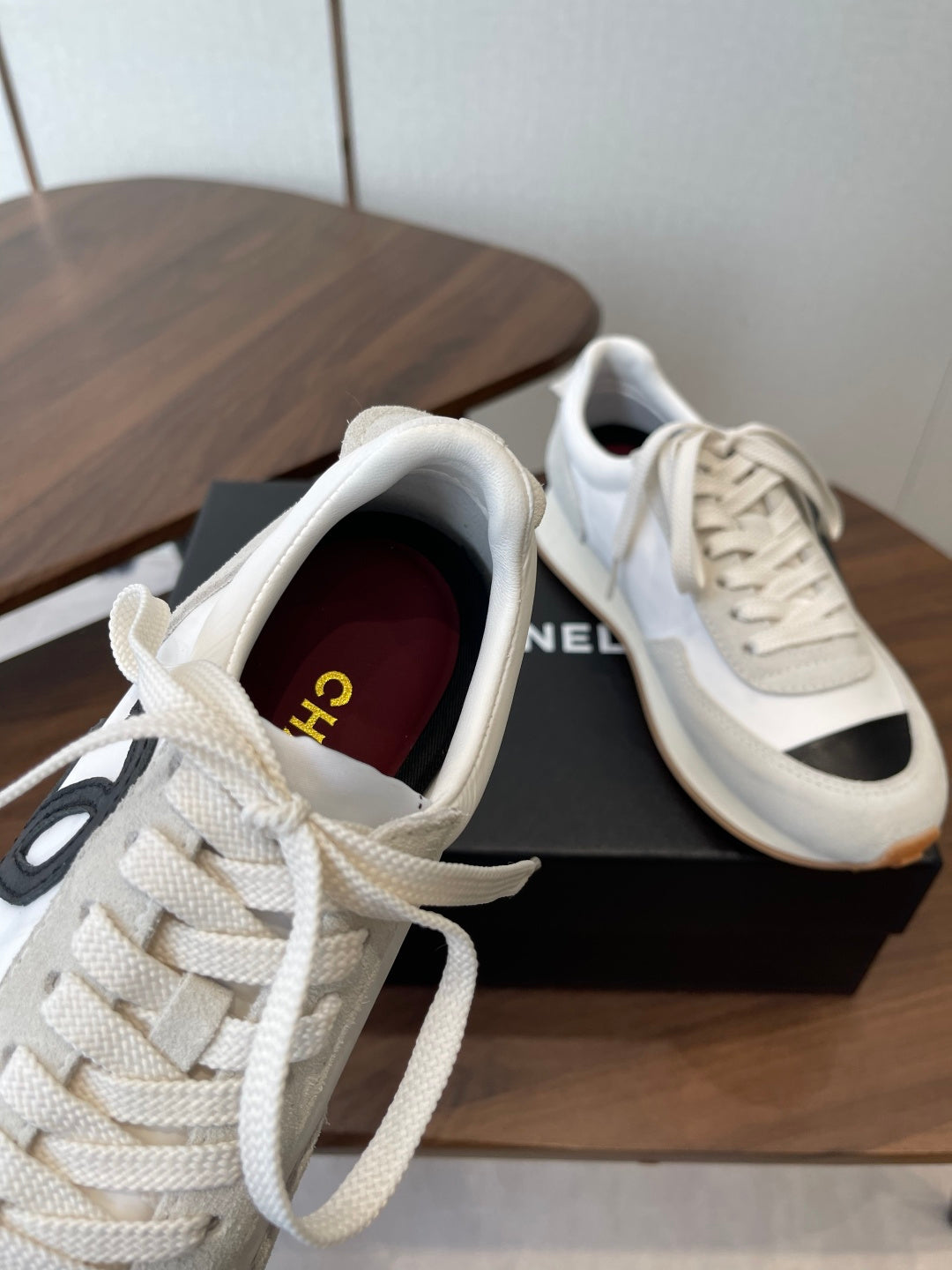CEM258 New arrive fashion black and white color shose for woman beautiful gift to choose 3CM hight