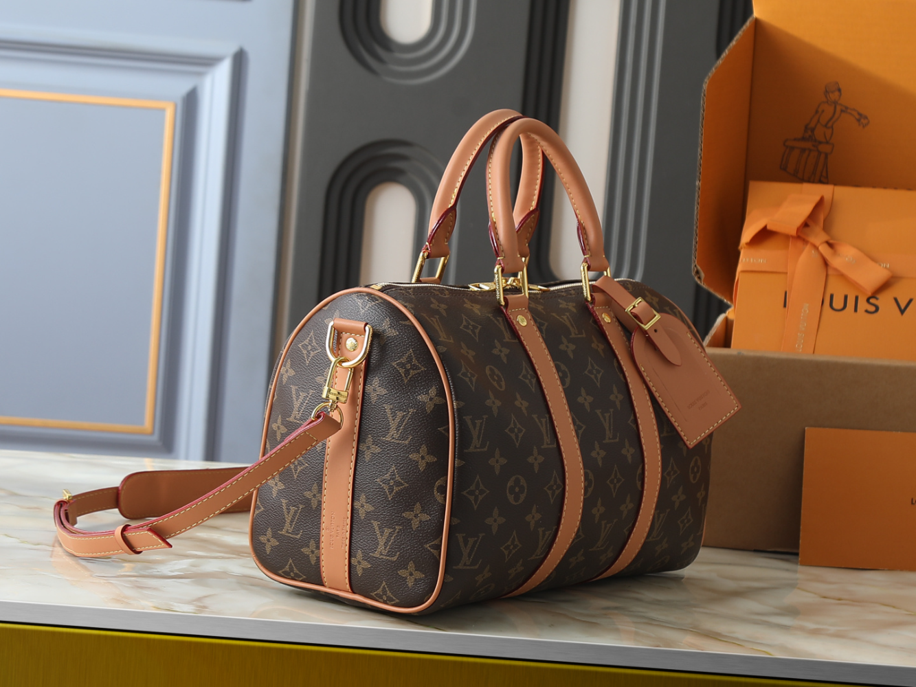 LEM493 New arrive fashion  brown bag for woman hands bag beautiful gift to choose gift 34.0 x 21.0 x 16.0cm
