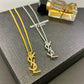 YEM56  New Arrive Fashion  Hot Sale 18k Gold Necklace for Woman Jewelry To Choose Gift