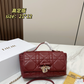 DEM361 New arrive fashion black white  red blue khaki  pink yellow color bag for woman beautiful gift to choose size 21*12cm