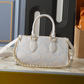 LEM488 New arrive fashion white brown pink bag for woman hands bag beautiful gift to choose gift 25 x 13 x 10cm